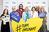 Foto (v. l. n. r.): Susanne Rindt (AWO), Rainer Hub (Diakonie Deutschland), Henning Baden (DSEE), Elke Ronneberger (Vorsitzende der BAGFW-Sozialkommission I und Sozialvorständin der Diakonie Deutschland) mit Dr. Dörte Dinger, Staatssekretärin und Chefin des Bundespräsidialamtes, sowie Dr. Claudia Peters (DRK) und Karin Vorhoff (Caritas Deutschland).