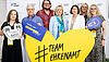 Foto (v. l. n. r.): Susanne Rindt (AWO), Rainer Hub (Diakonie Deutschland), Henning Baden (DSEE), Elke Ronneberger (Vorsitzende der BAGFW-Sozialkommission I und Sozialvorständin der Diakonie Deutschland) mit Dr. Dörte Dinger, Staatssekretärin und Chefin des Bundespräsidialamtes, sowie Dr. Claudia Peters (DRK) und Karin Vorhoff (Caritas Deutschland).