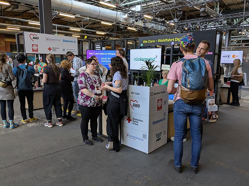 Viel los am Stand der BAGFW