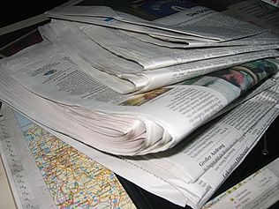 Foto: Ein Stapel Zeitungen