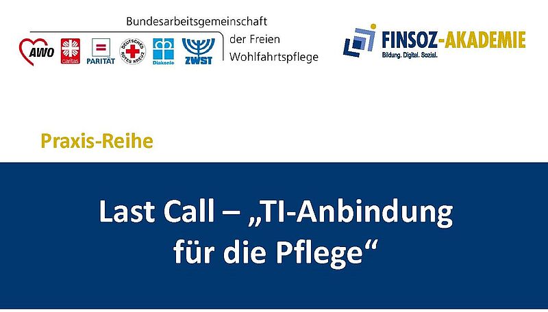 TI-Anbindung in der Pflege: Hinweis auf Seminarreihe